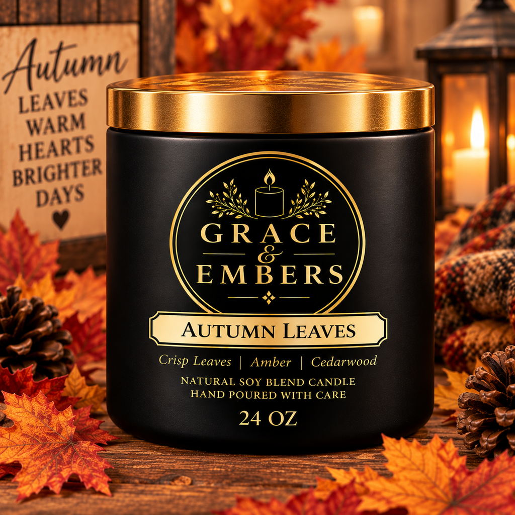 Autumn Leaves Candle
