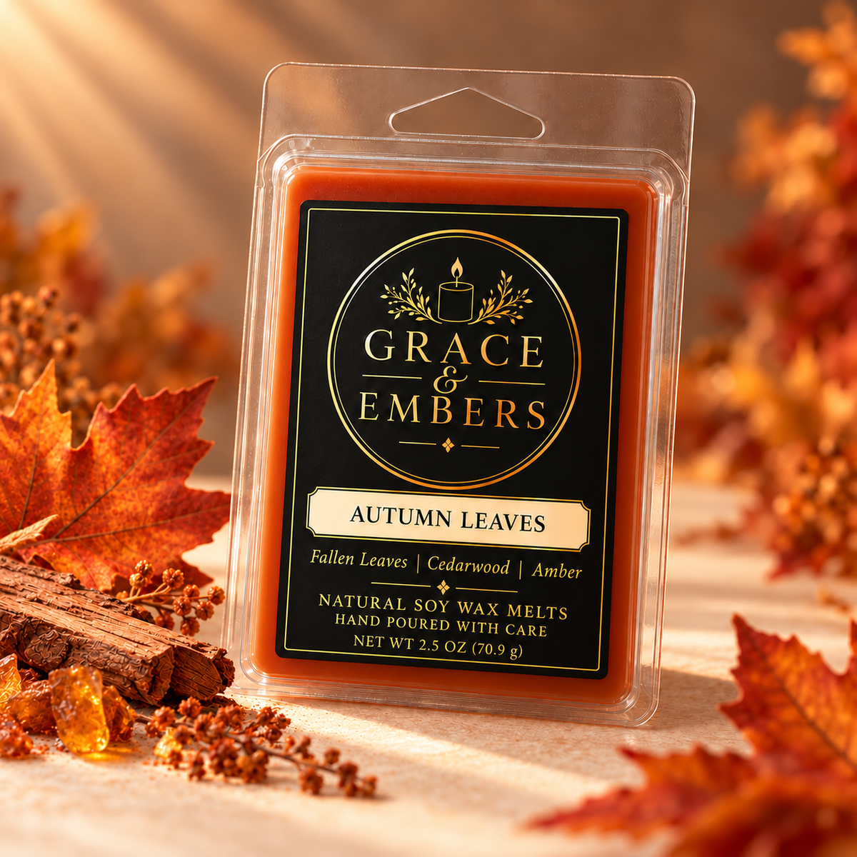 Autumn Leaves Candle