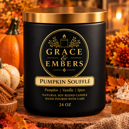 Pumpkin Soufflé Candle