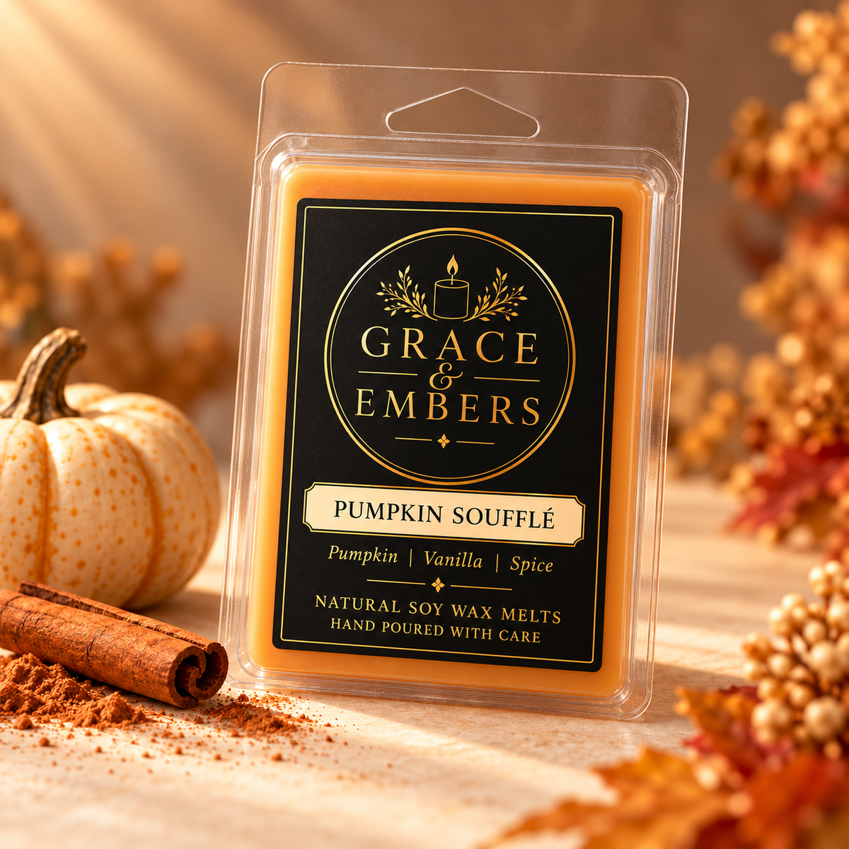 Pumpkin Soufflé Candle