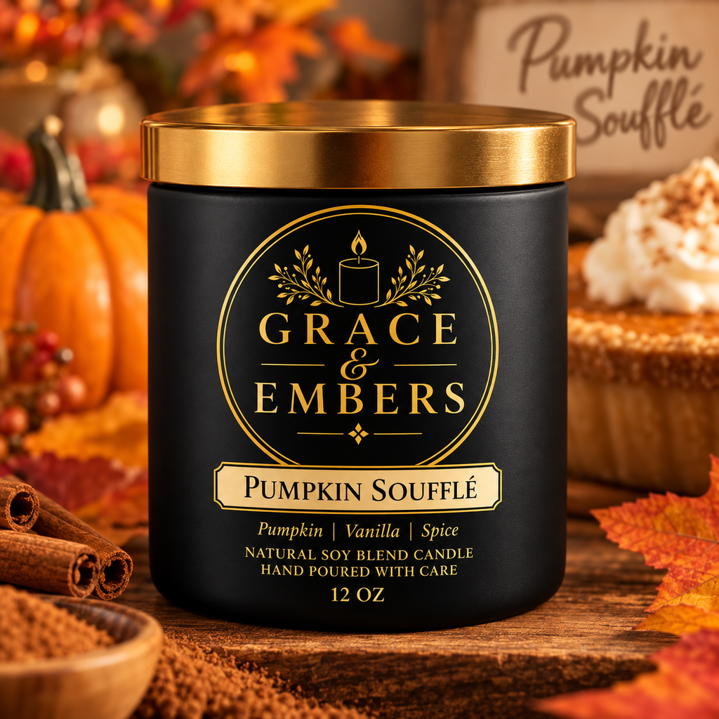 Pumpkin Soufflé Candle